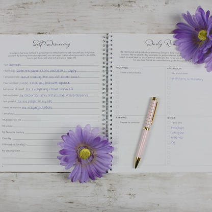 Undated Planner, Black - Scribbly 