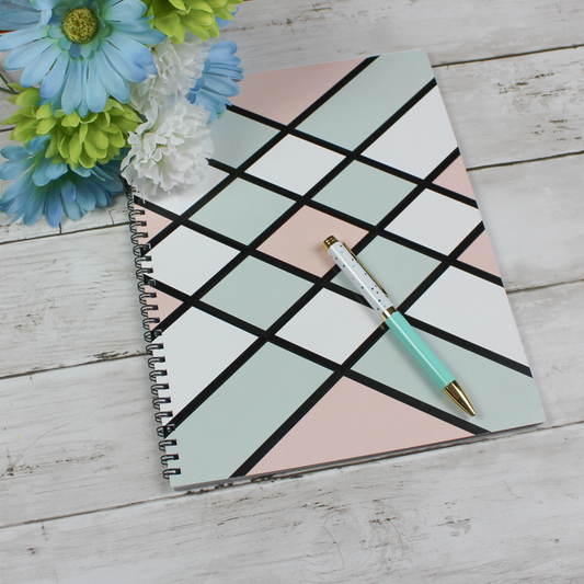 Dotted, Spiral Notebook, Crosshatch - Scribbly 