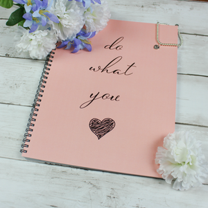 Lined, Spiral Notebook, Do What You Love - Scribbly 