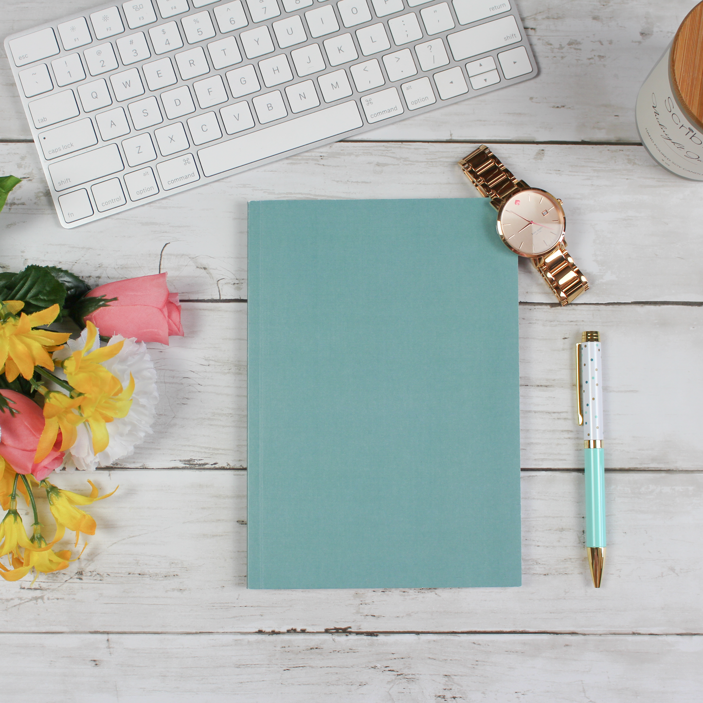 Soft Cover, Dotted Journal, Green - Scribbly 