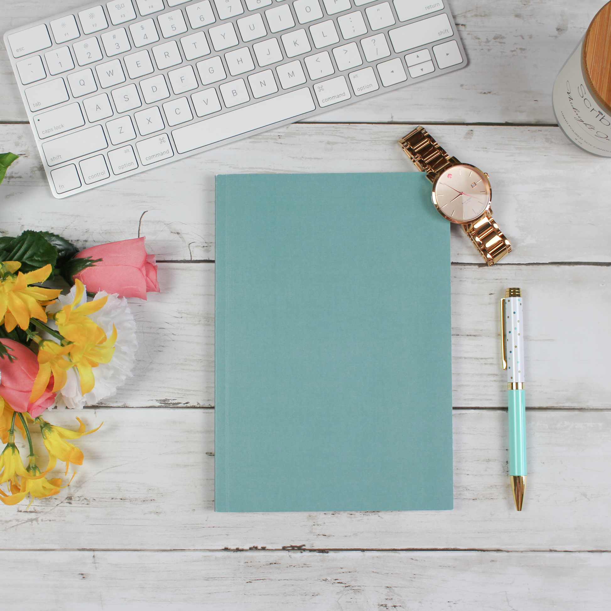 Soft Cover, Dotted Journal, Green - Scribbly 