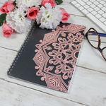 Load image into Gallery viewer, Small Dotted, Spiral Notebook, Mandala - Scribbly 
