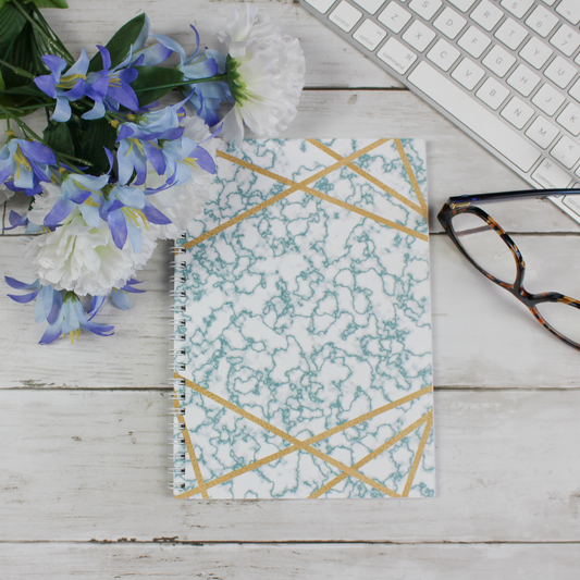 Small Dotted, Spiral Notebook, Marble - Scribbly 