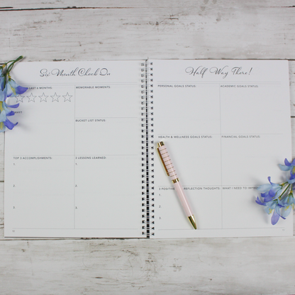Undated Planner, Black - Scribbly 