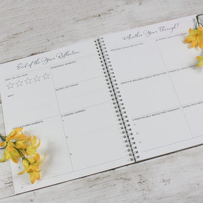 Undated Planner, Black - Scribbly 