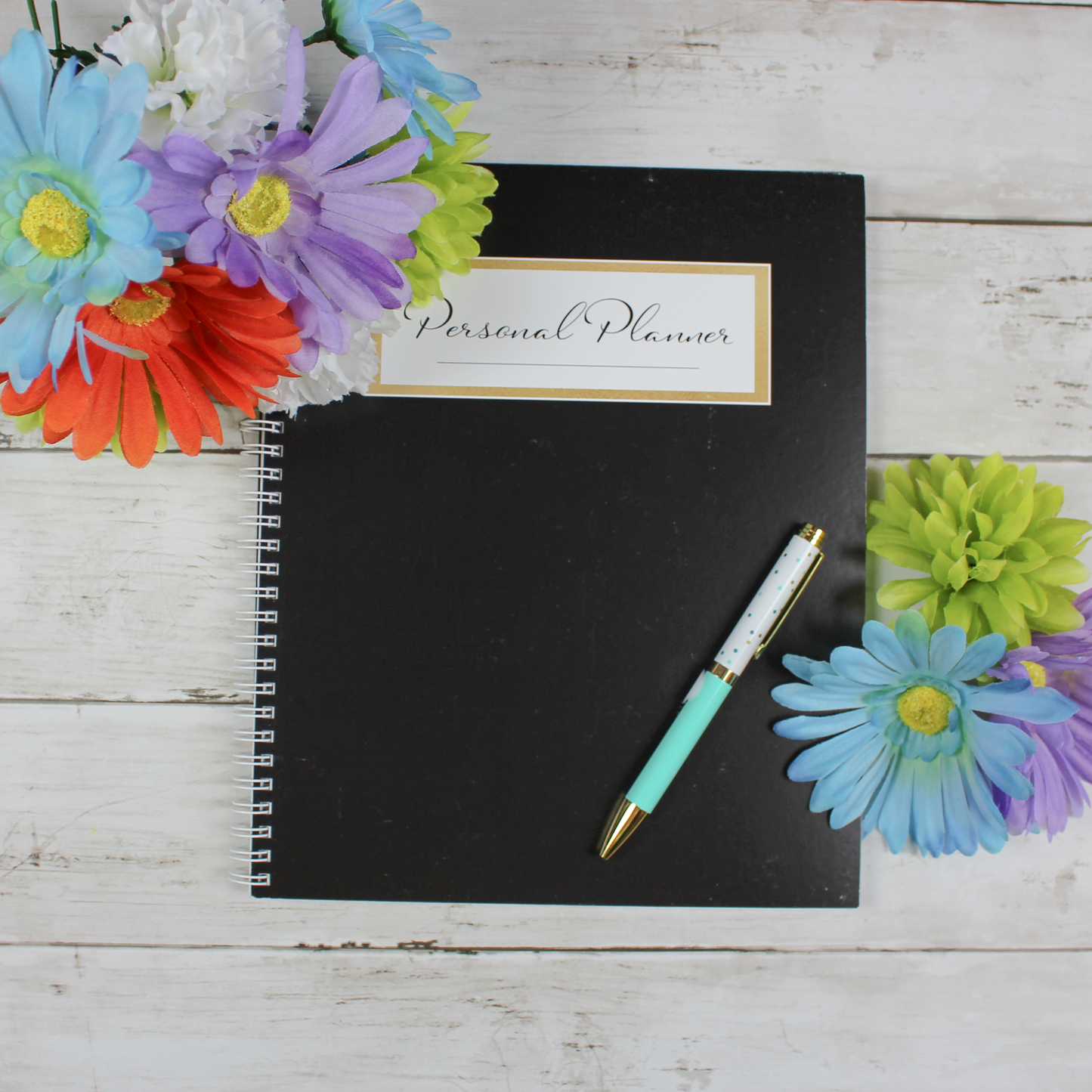 Undated Planner, Black - Scribbly 